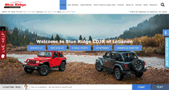 Desktop Screenshot of blueridgecdjr.com