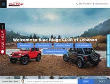 Tablet Screenshot of blueridgecdjr.com